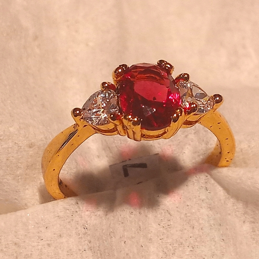 Individual Ruby Centered Ring. - image 1